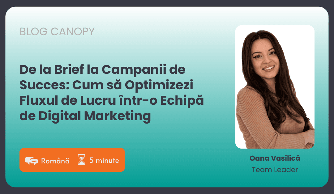 De la Brief la Campanii de Succes: Cum să Optimizezi Fluxul de Lucru într-o Echipă de Digital Marketing