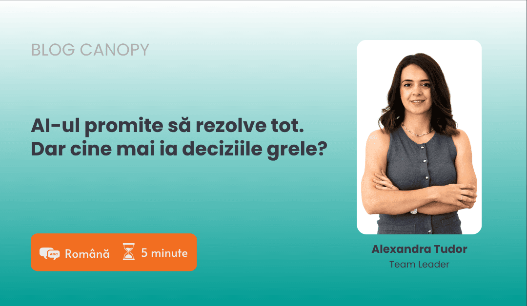 AI-ul promite să rezolve tot. Dar cine mai ia deciziile grele?