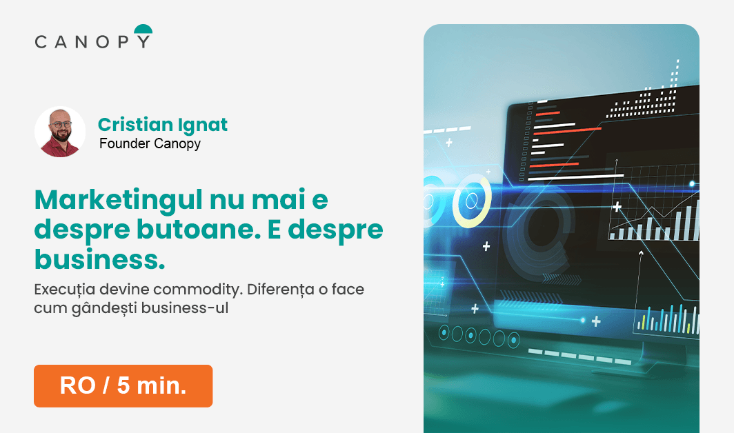 Marketingul nu mai e despre butoane. E despre business.