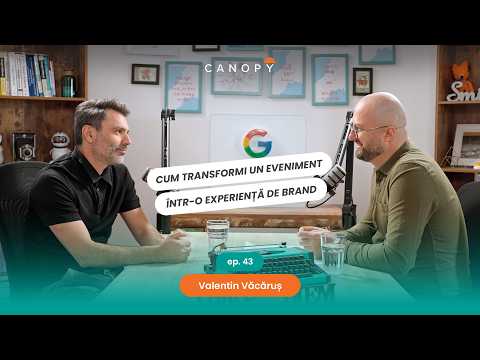 Valentin Văcăruș: Cum transformi un eveniment într-o experiență de brand | Podcast Canopy Ep. 43